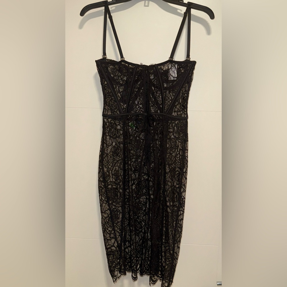 Kiki De Montparnasse Coquette Lace Dress, 8, Black - Picture 7 of 17